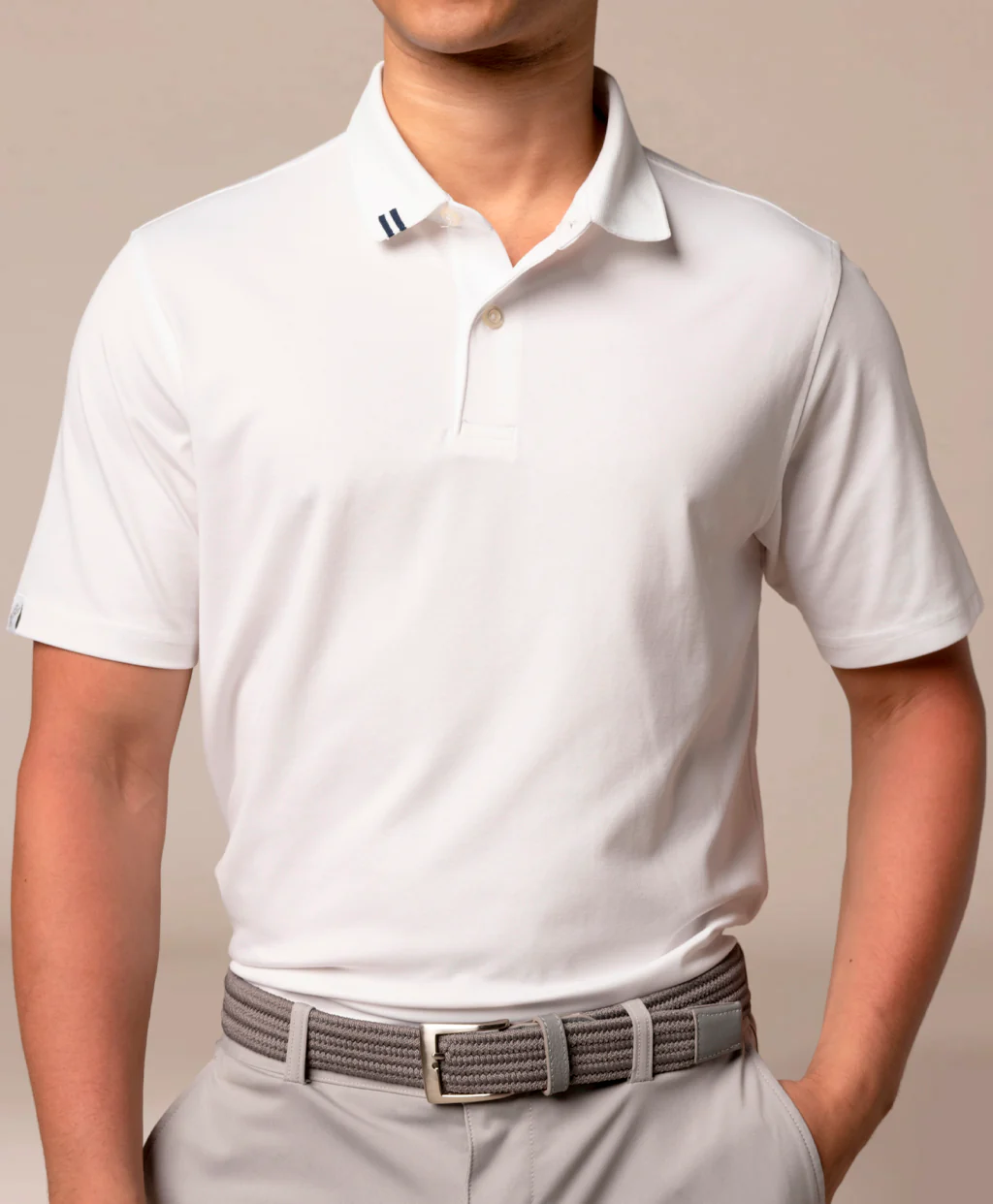 2Bar Solid Polo - Image 2
