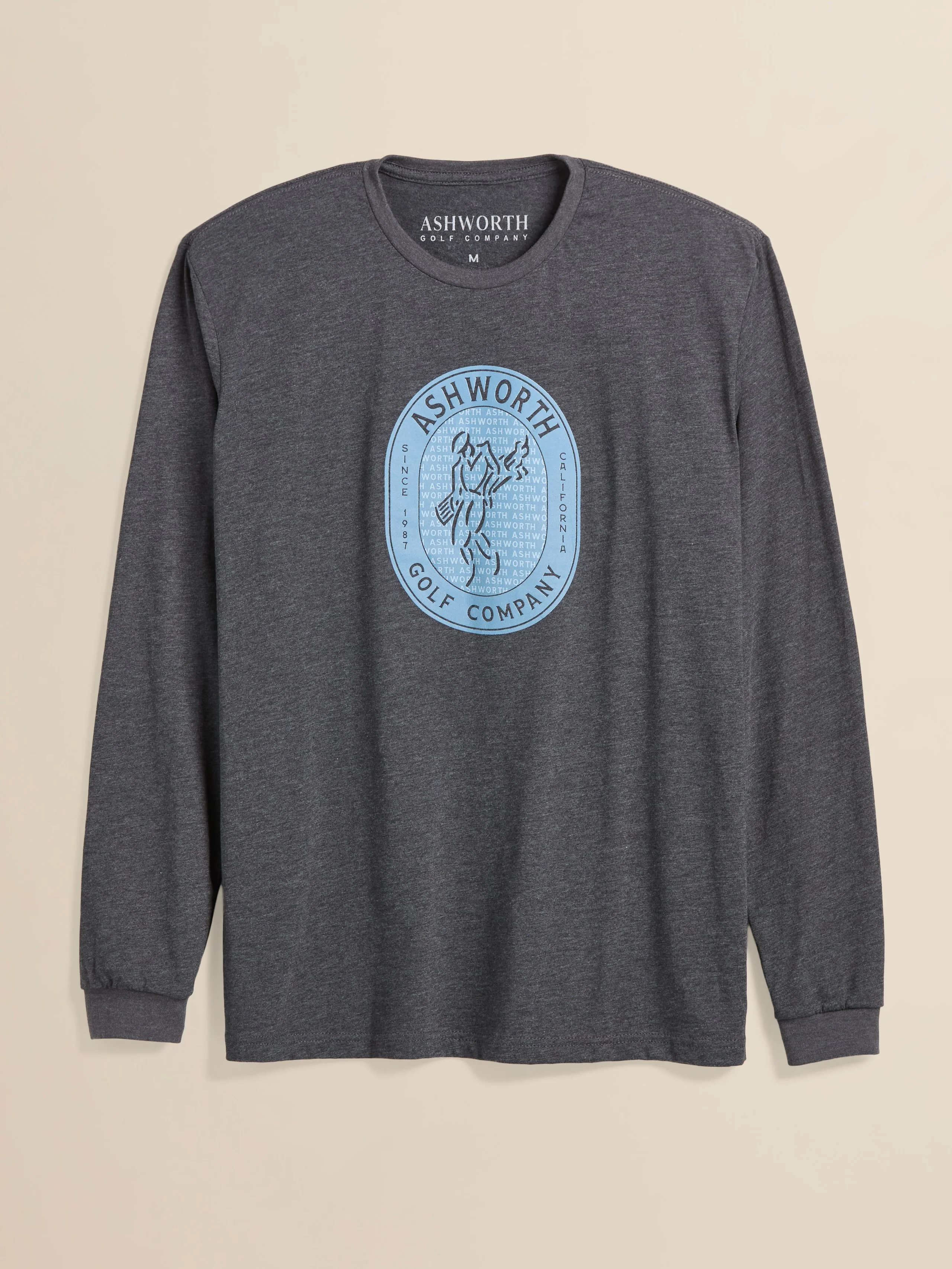 LS Ashworth Golfman Badge Tee