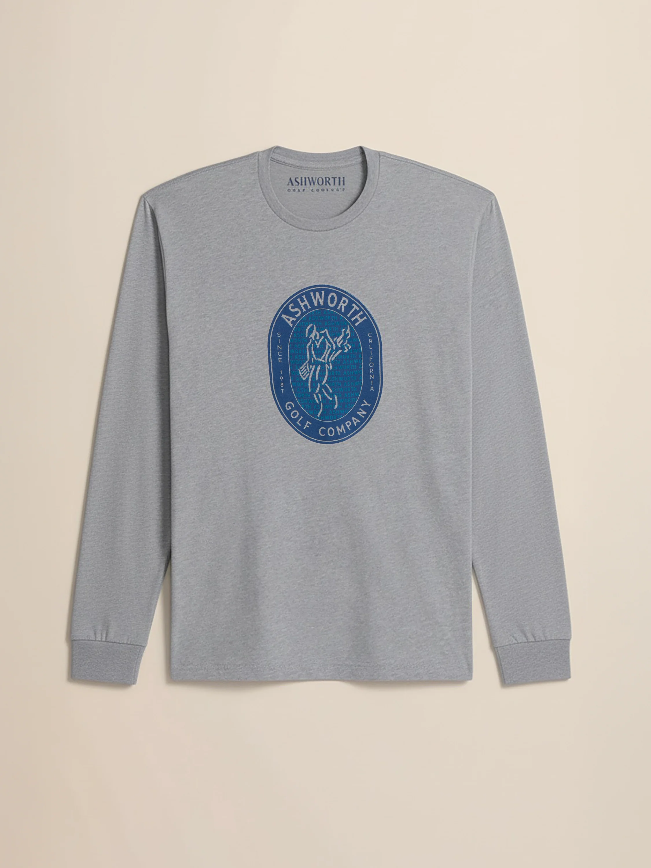 LS Ashworth Golfman Badge Tee