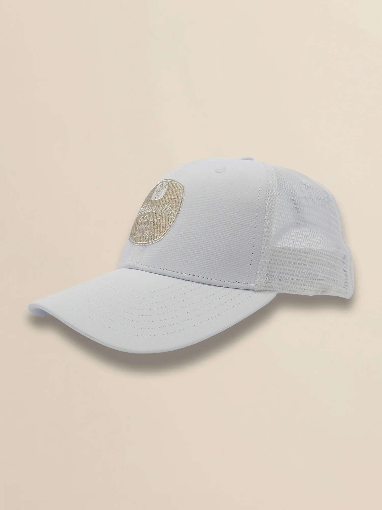 Mesh Back Pearl Poly AGC Badge Cap