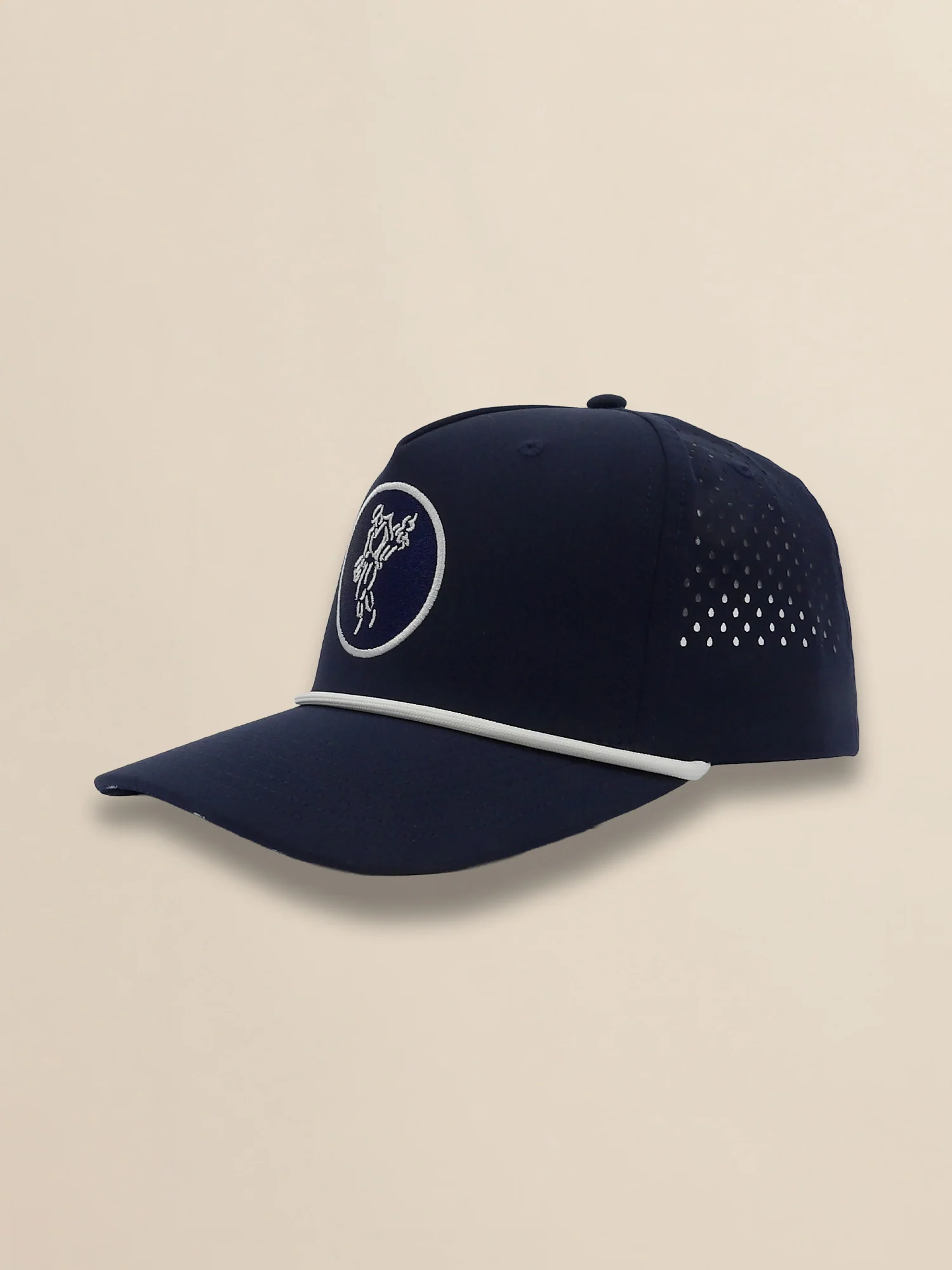 Perforated Active Poly Golfman Cap