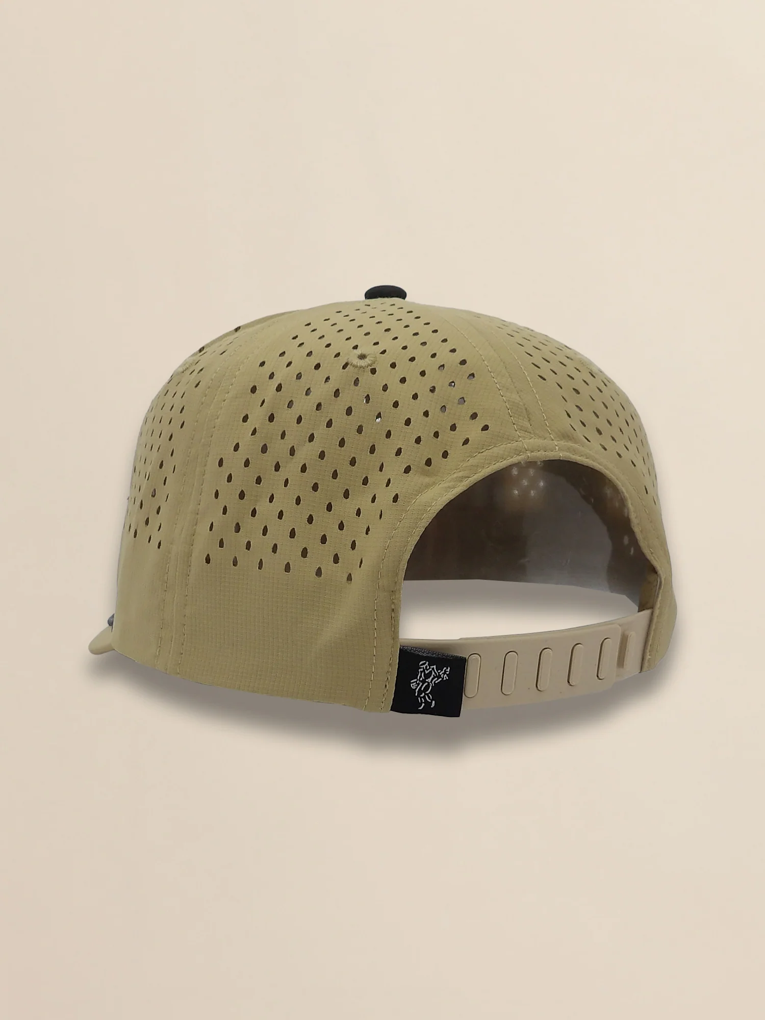Perforated Pearl Poly Stacked Logo Cap - Image 3